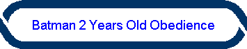 Batman 2 Years Old Obedience